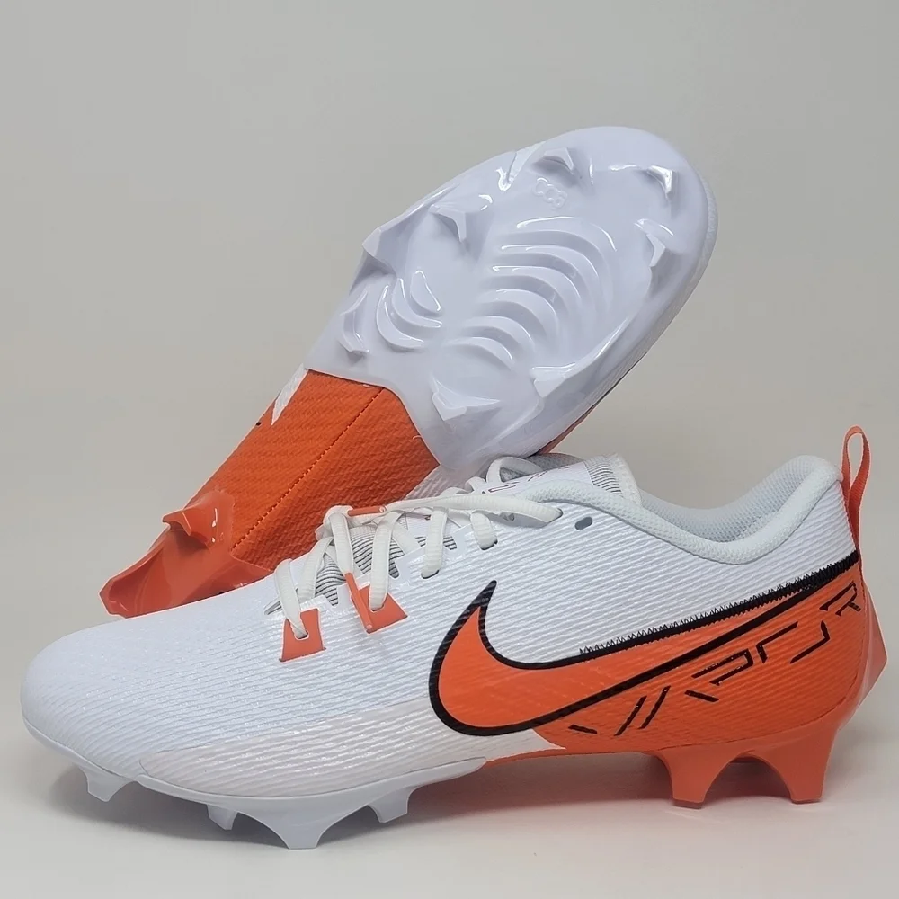 Nike Vapor Edge Speed 360 2 White/Orange Cleats FQ4045-100 Men’s Size 15 New
